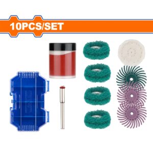 Sanding and polishing set for mini drill
