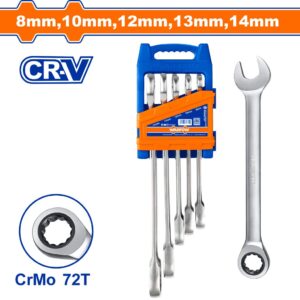 5 Pcs ratchet spanner set