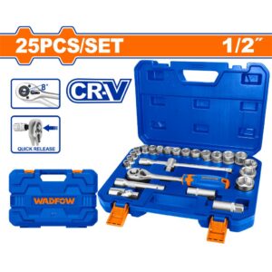 25 Pcs 1/2" socket set