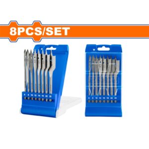 8 Pcs flat wood drill bits set