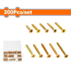 200 Pcs Chipboard screw kit